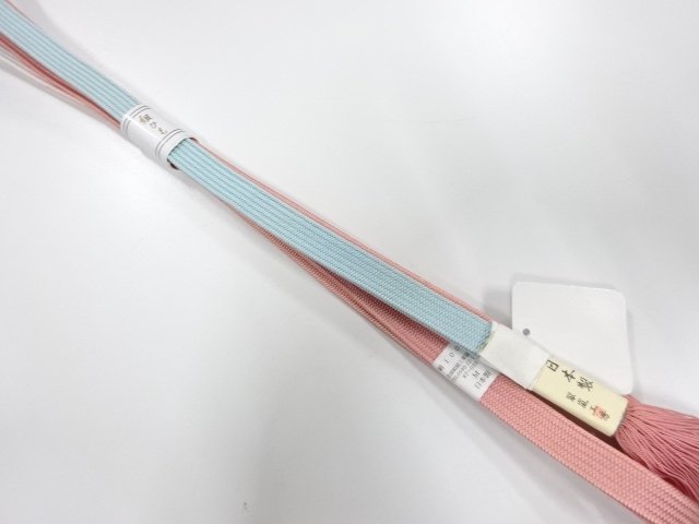 大特価品　上質　未使用品　翠嵐工房　正絹　撚り房　手組帯締め